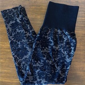 Soma Black & Gray Leggings